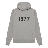 Polerón Fear of God Essentials 1977 Logo Flocado SS22 - Gris Oscuro