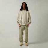 Polerón Fear of God Essentials 1977 Logo Flocado SS22 - Gris Claro