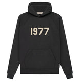 Polerón Fear of God Essentials 1977 Logo Flocado SS22 - Gris Carbón