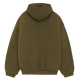 Polerón Fear of God Essentials Fleece 480 GSM FW24 - Verde Oliva