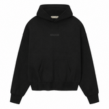 Polerón Fear of God Essentials Classic Fleece Logo Metálico SS25 - Negro