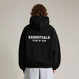 Polerón Fear of God Essentials Fleece FW24 - Negro