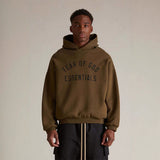 Polerón Fear of God Essentials Fleece 480 GSM FW24 - Verde Oliva