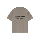 Polera Fear of God Essentials Classic SS25 - Gris Jaspeado