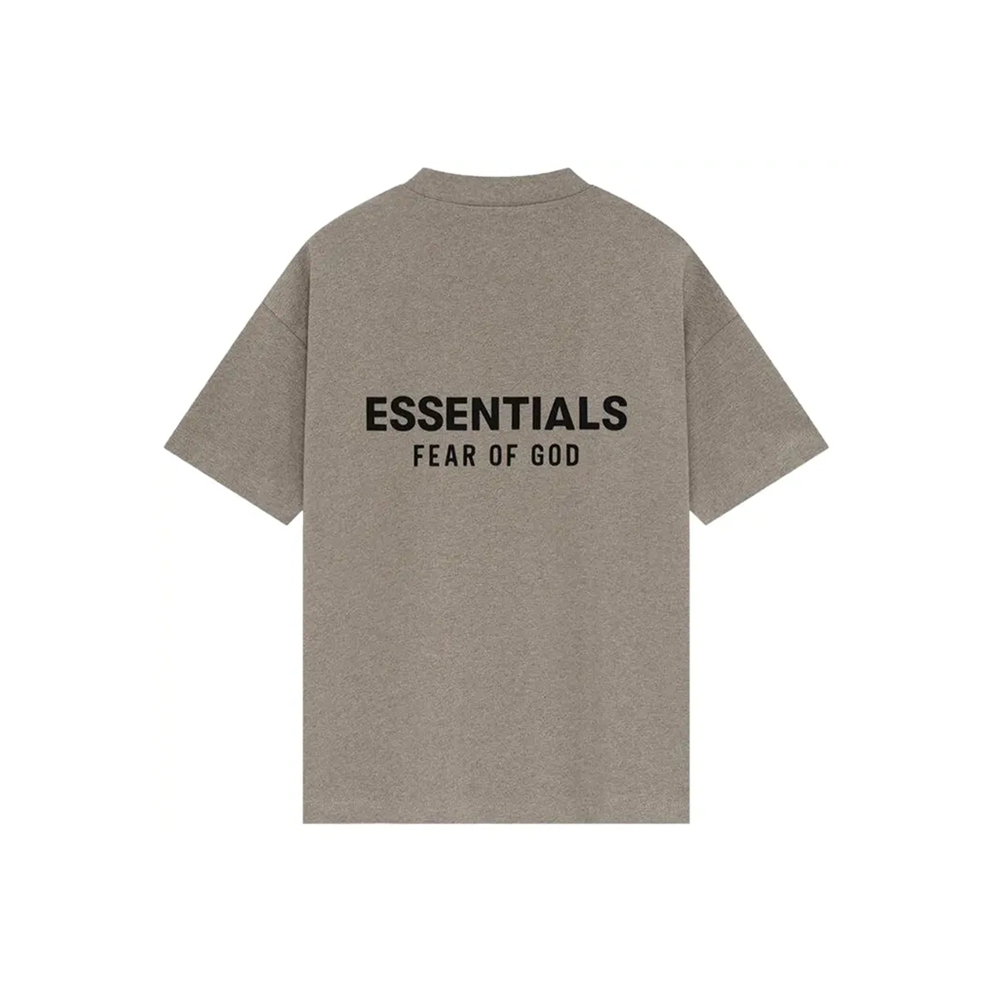 Polera Fear of God Essentials Classic SS25 - Gris Jaspeado