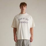 Polera Fear of God Essentials Jersey Crewneck FW24 - Crema
