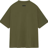 Polera Fear of God Essentials Jersey Crewneck FW24 - Verde Militar