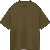 Polera Fear of God Essentials Jersey Crewneck FW24 - Verde Oliva