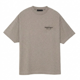 Polera Fear of God Essentials Jersey Crewneck FW24 - Gris Jaspeado Oscuro
