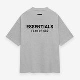Polera Fear of God Essentials Jersey Crewneck FW24 - Gris Jaspeado Claro
