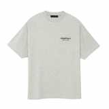 Polera Fear of God Essentials Jersey Crewneck FW24 - Gris Jaspeado Claro