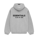 Polerón Fear of God Essentials Fleece FW24 - Gris Claro
